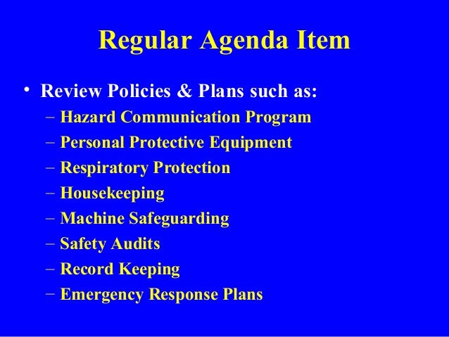 follow up review of critical incidents and emergencies