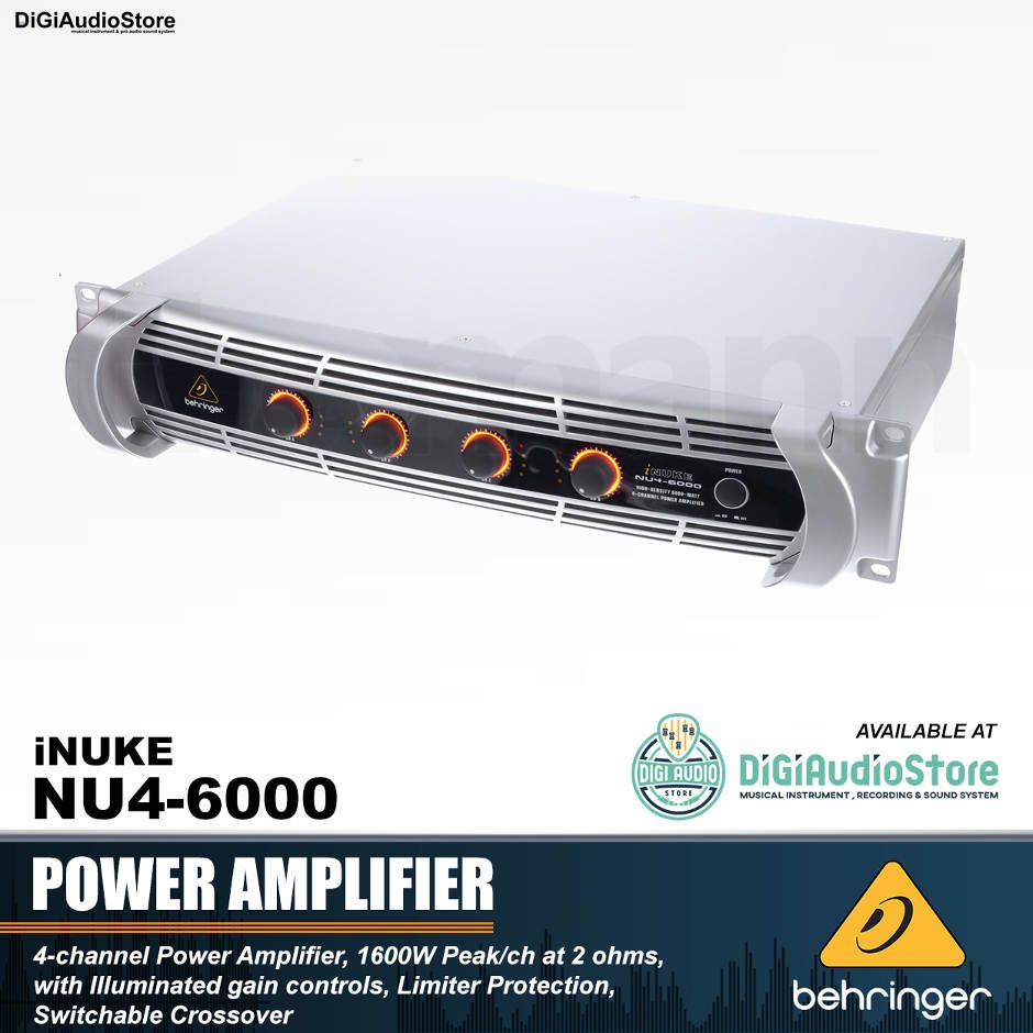 behringer inuke nu4 6000 power amplifier review