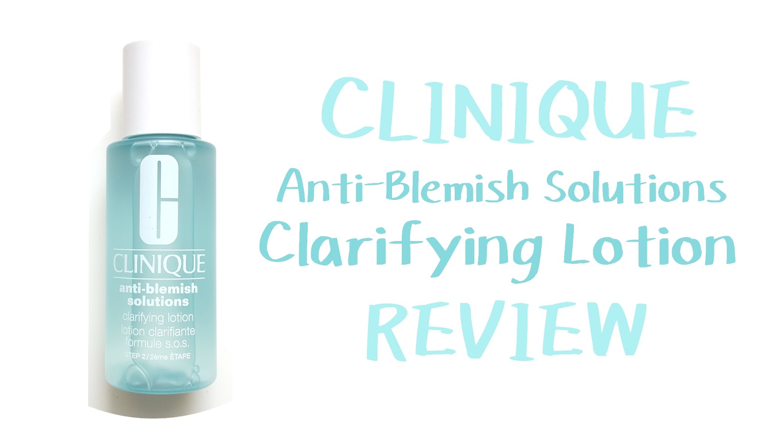 clinique anti blemish solutions review