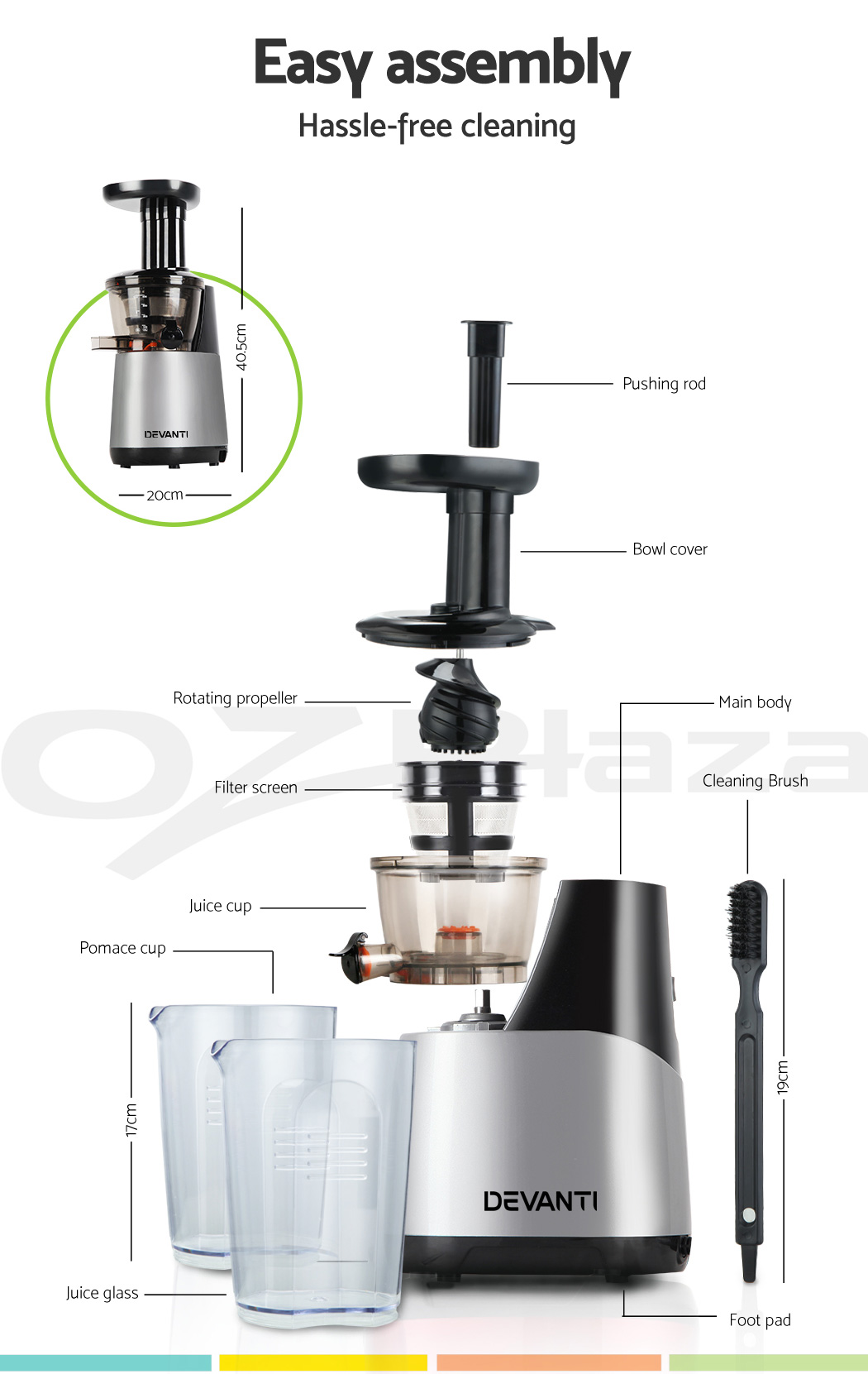 5 star chef cold press slow juicer review