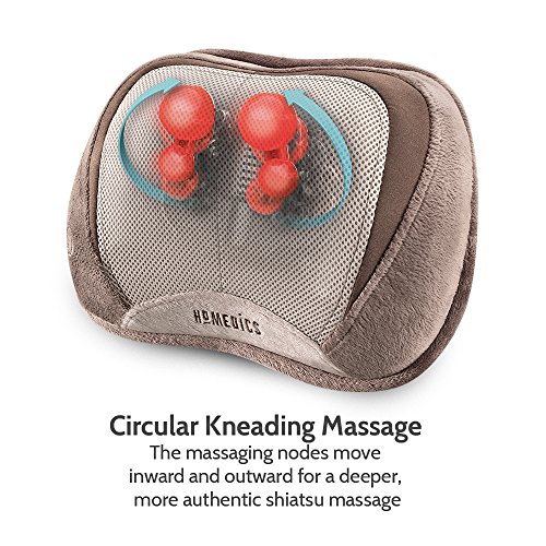 homedics 3d shiatsu massage pillow with heat reviews